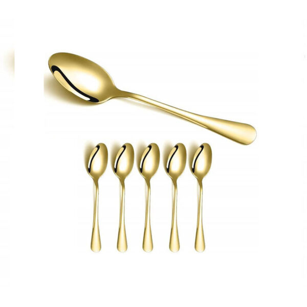 Spoon Set 6 Pc 15 cm – Gold