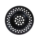 Drain Screen Stainless Steel Black 2 Pc