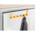 Door Clothes Rack Stainless Steel  Celano  Matt Gold - Image 4