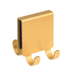 Double Shower Hook Stainless Steel Vieste  Matt Gold