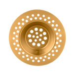 Drain Screen Stainless Steel  2 Pc Matt Gold