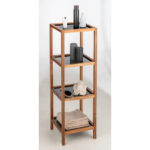 4-Tier Shelving Unit Fondi Fsc Acacia  Wood - Image 4