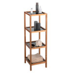 4-Tier Shelving Unit Fondi Fsc Acacia  Wood - Image 2