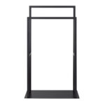 Stainless Steel Towel And Clothes Stand Rivaltana  Matt Black - Image 2