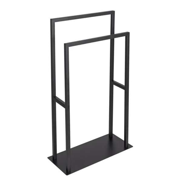 Stainless Steel Towel And Clothes Stand Rivaltana  Matt Black