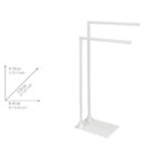 Towel Stand Hella Matt White - Image 5