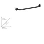 Towel Rail 60 Cm Basic Black - Image 4