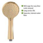 Shower Set 66Cm Young Line Matt Gold - Image 4