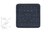Shower Mat Florida Slate 55X55 Cm  Grey - Image 3