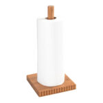 Kitchen Roll Holder Mera Smoked Bamboo - Image 2
