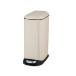Pedal Bin 12L Easy Close Cream Beige