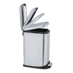 Pedal Bin 12L Easy Close Stainless Steel  - Image 3