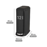 Pedal Bin 12L Easy Close Black - Image 11