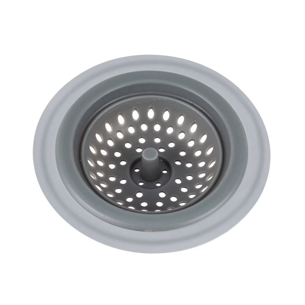 wnk 1182 (2) Sink Strainer Silicone Edsi Grey - Image 1