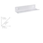 Static Loc Plus Kitchen Shelf Jill S Whi  7.5/40  Powder Coated Metal - Image 8