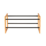 Shoe Rack Ecori Extandable Black Bamboo - Image 3