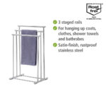 Towel Stand Lioni Stainless Steel - Image 3