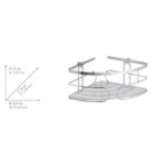 Corner Rack Large Premium Stainless Steel - Image 3