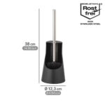 Silicone Toilet Brush Arese Black - Image 4