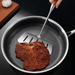 Fish Spatula with Wooden Handle -  Stainless Steel - Image 4