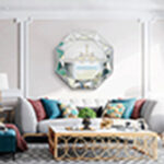 Decorative Wall Mounted Mirror – Silver - Image 2
