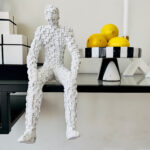 Miguel & Carlos Human Form Sculptures - Cream - Image 3