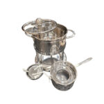 Hot Pot Dish With Burnder 16 Cm -  Stainless Steel - Image 4