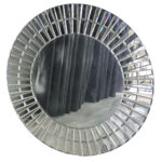 Modern Round Wall Mirror – 100×100×3 cm