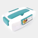 Seal Lock Lunch Box Stainless Steel 3 Compartments – White
