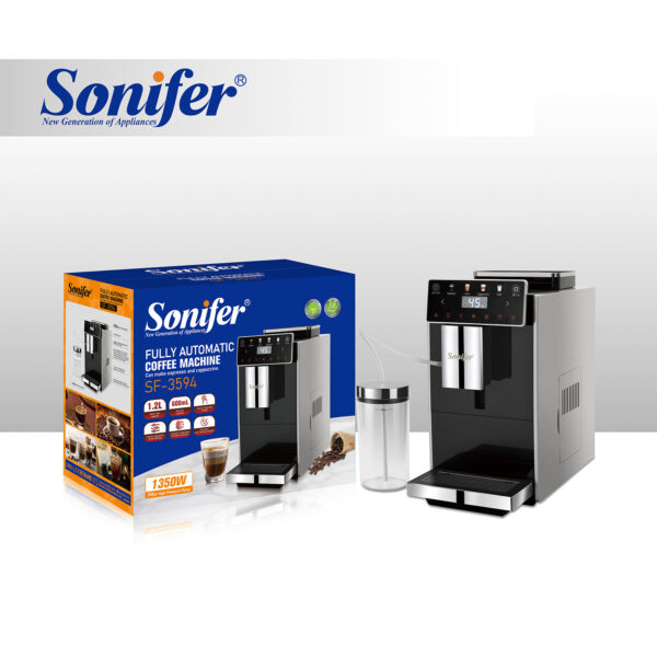Sonifer Fully-Automatic Espresso & Cappuccino Coffee Maker Machine