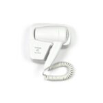 ABS Hair Dryer 1500W – White Wall Mounted