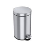 12L Slow Motion Stainless Steel Satin Waste Bin