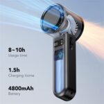 High Speed Turbo Handheld Summer Cooling Desktop Fan - Image 8