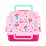 Dinosaur World Kids Lunch Box  4 Compartment Leakproof BPA-Free 1800 ml - Green - Image 2