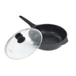 21 Pc Granite Coated Cookware Set - Black - Image 2