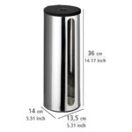 Turbo-LOC Toilet Paper Storer  Detroit Series – Stainless Steel - Image 6