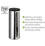 Turbo-LOC Toilet Paper Storer  Detroit Series – Stainless Steel - Image 4