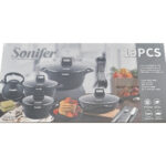 Cookware Set 19 Pc - Black