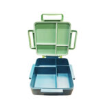 Dinosaur World Kids Lunch Box  4 Compartment Leakproof BPA-Free 1800 ml - Green - Image 3