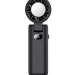 Handheld Fan Mini Fan with Digital Display – Black