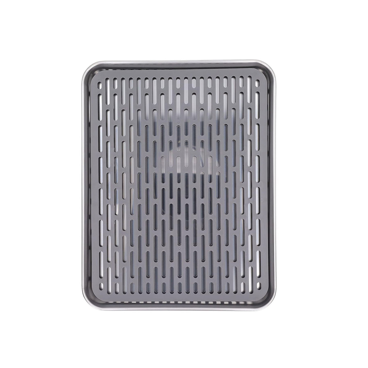 osm-1306-2 Dish Drain Tray Stainless Steel ( 31.5 by 24.5 by 2.5 ) – Grey - Image 1
