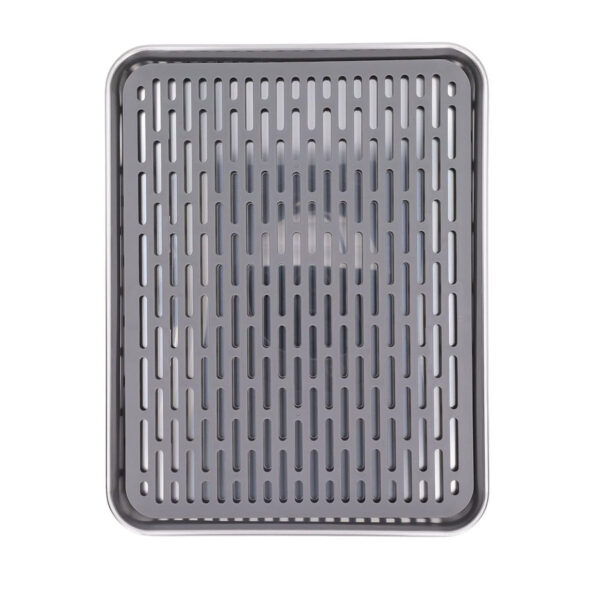 Dish Drain Tray Stainless Steel ( 40.5 by 30.5 by 2.5 ) – Grey