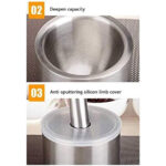 Mortar And Pestle 10 Cm - Stainless Steel - Image 3