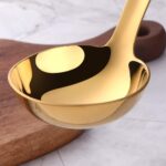 Soup Ladle Stainless Steel - Golden - Image 4