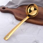 Soup Ladle Stainless Steel - Golden - Image 2