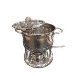 Hot Pot Dish With Burnder 16 Cm -  Stainless Steel - Image 3