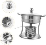 Hot Pot Dish With Burnder 16 Cm -  Stainless Steel - Image 5