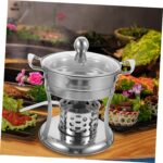 Hot Pot Dish With Burnder 16 Cm -  Stainless Steel - Image 9