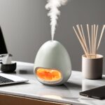 Himalayan Crystal Salt Lamp Usb Powered with 150 ml Humidifier - White - Image 4