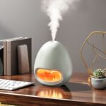 Himalayan Crystal Salt Lamp Usb Powered with 150 ml Humidifier - White - Image 3